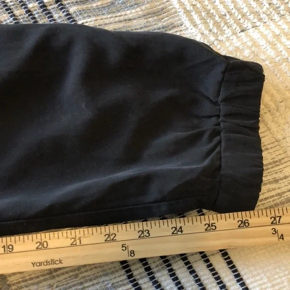 Antonio Melanie Womens Jumpsuit Sz 4 Black Silk Layer Jogger Capsule Wardrobe - Picture 10 of 10